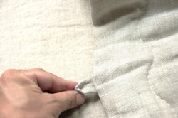 画像4: カバーがいらない　麻リネンガーゼの肌掛けふとん/140x190cm