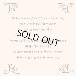 画像4: 銀色の羽毛の羽毛布団/シングルサイズ150x210cm