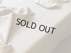 画像1: リネンワッフルのフラットシーツ/150x250cm