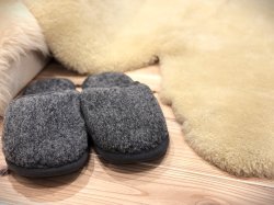 画像7: 羊毛のスリッパ