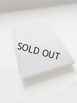 画像10: ［アウトレット数量限定］麻（リネン）100%ボーダーのフラットシーツ150x250cm