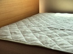 画像1: 【9枚限定アウトレット】フランスリネン敷きパッド