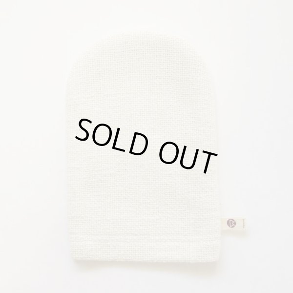 画像5: 和紡布　赤ちゃんの沐浴や浴室介護にミトン型の体洗い。生地は2重