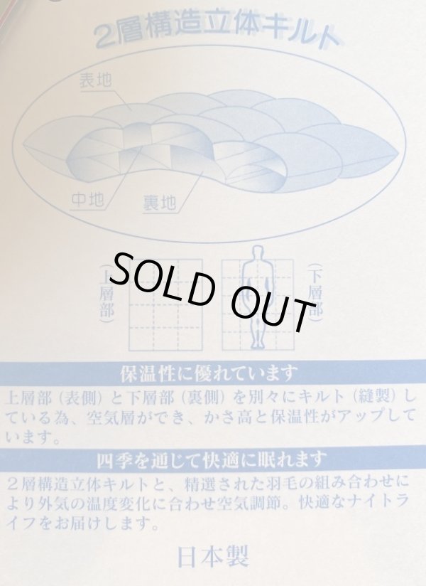 画像9: アウトレット羽毛布団冬掛シングル・ハンガリーグースダウン90%