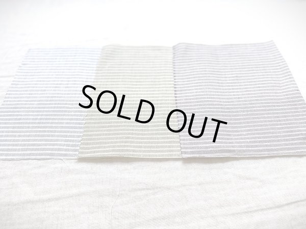 画像3: ［アウトレット数量限定］麻（リネン）100%フラットシーツ150x250cmボーダー