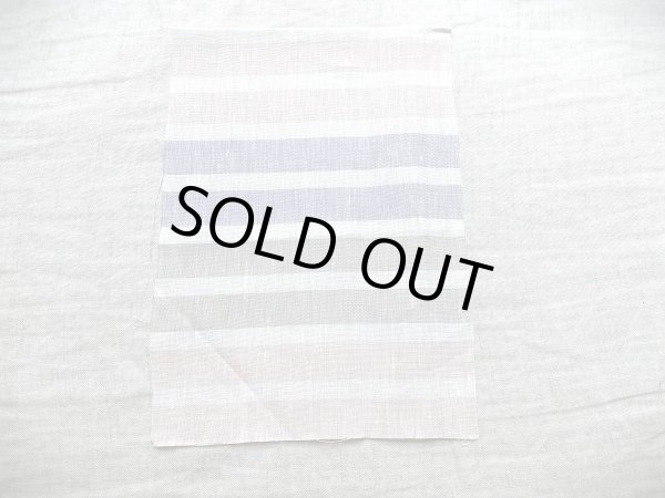 画像7: ［アウトレット数量限定］麻（リネン）100%フラットシーツ150x250cmボーダー