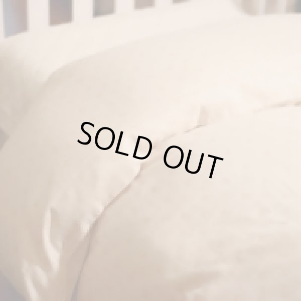 画像1: オーガニックコットン　ダブルガーゼ・ドットのベビー掛け布団カバー