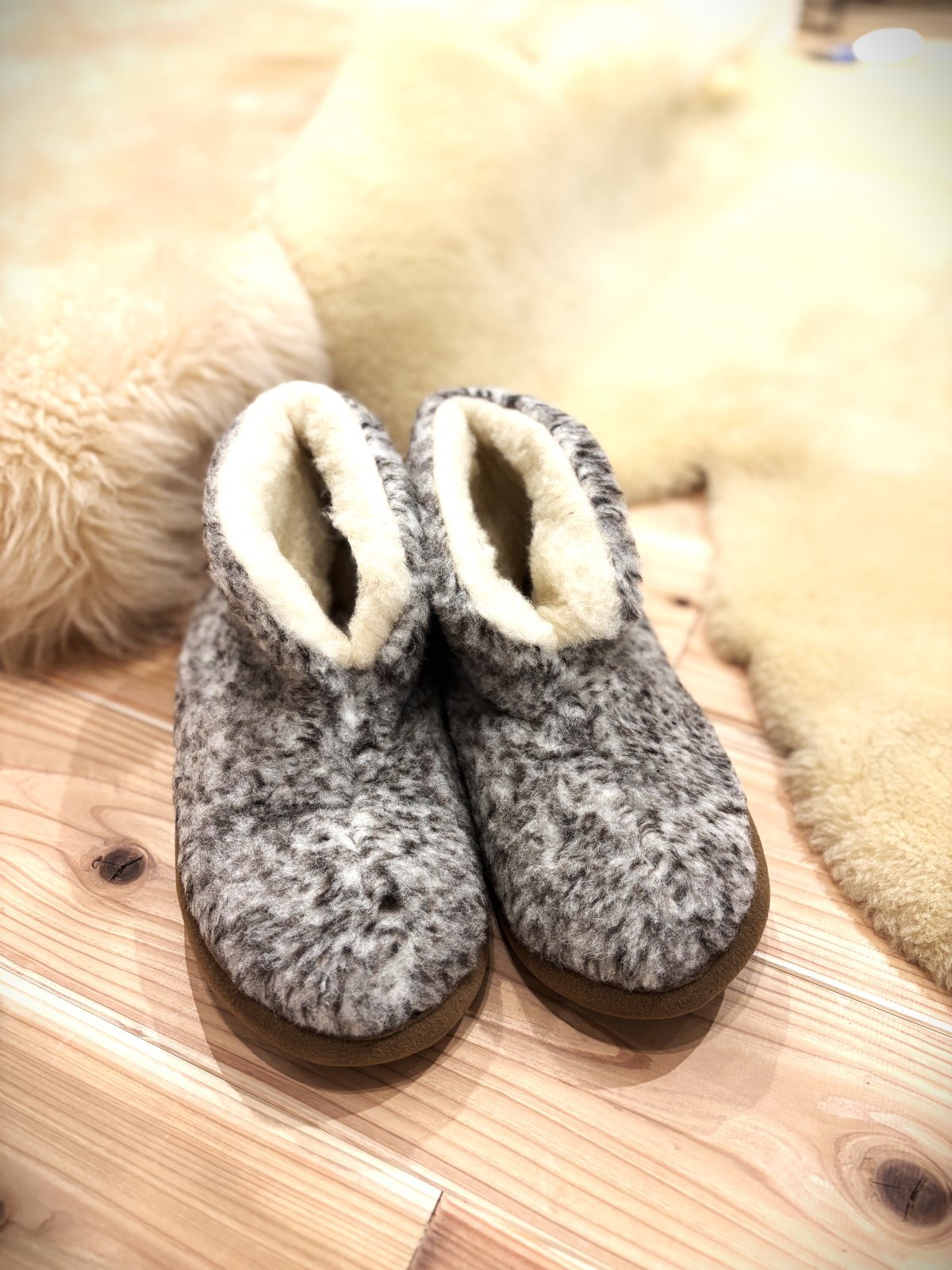 画像11: 羊毛のスリッパ