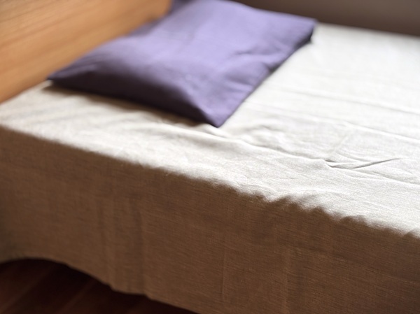 画像2: 【アウトレット】リネン・フラットシーツ（150×250cm）